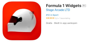 Formula 1 Widgets Lifetime voor IOS gratis