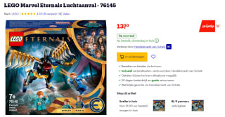 LEGO Marvel Eternals Luchtaanval - voor €4,57 bij bol.com