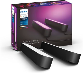 2 x de Philips Hue Play lightbar - wit en gekleurd licht - zwart - 2-pack voor €160,70 bij Amazon
