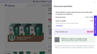 Cápsulas Starbucks Espresso Roast Dolce Gusto 108 unidades por 28,25€