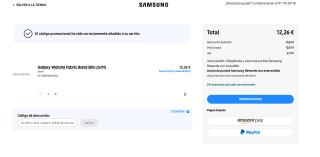 Correa de tela Samsung Galaxy Whatch6 por solo 12,26€