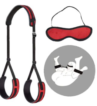 Juguete sexual, esposas de columpio y esposas de tobillo por 6,63€