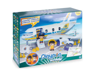 Pinypon Action- Emergencia en el avión con Dos Figuras y Accesorios por 15.75€