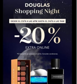 20% Descuento Online productos de belleza en Douglas