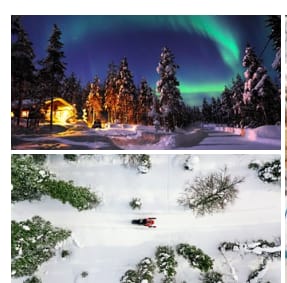 4 días en Laponia con vuelos y alquiler de coche desde 899€ (precio baswado en 4 personas)