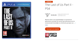 The Last of Us Part II (PS4) voor €9,99 bij PlayStation Direct