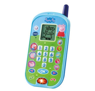 Móvil de juguete El teléfono de Peppa Pig VTech por 11,97€.