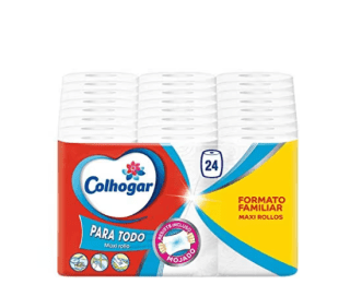 Papel Colhogar Maxirolls 6x4 de Cocina Multiusos y Absorbente 24 Rollos Papel 19,33€