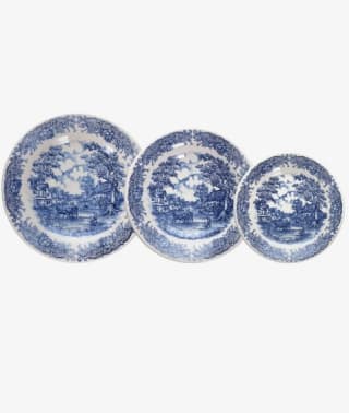 Juego de platos para 6 personas, 18 piezas Tognana Old England por 57€