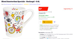 Blond Amsterdam Beker XL Geslaagd voor €5,73 bij Bol.com