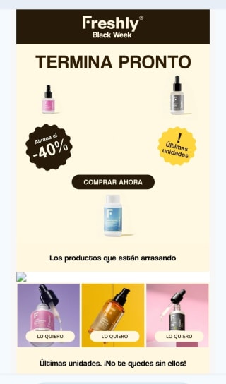 Hasta -40% de Descuento en Freshly.