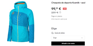 Chaqueta para Mujer Ternua Kuantik Hood por 99.99€