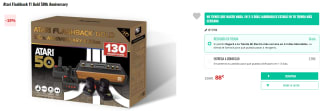 Consola Retro Atari Flashback 11 Gold 50th Anniversary por 88€