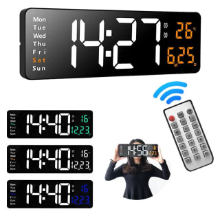 Relógio Digital de Parede da AGSIVO - R$ 152,83