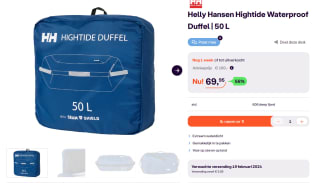Helly Hansen Hightide Waterproof Duffelbag 50L voor €69,95