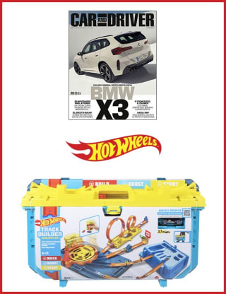 Hot Wheels Track Builder y suscripción Car and Driver por 45€