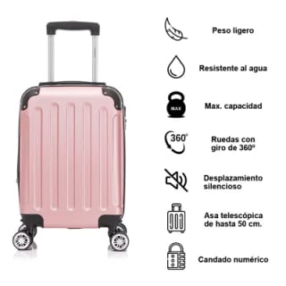 Maleta Cabina ABS 52x33x22cm 38L Expandible varios colores por solo 13,99€
