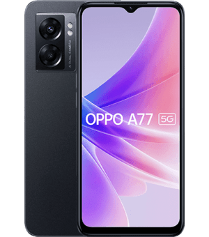 OPPO A77 5G, 6GB ram, 128GB opslag Zwart voor €178,05 bij Phonemarket