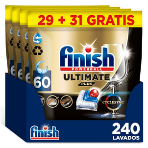 Finish Powerball Ultimate Plus All In 1 240 pastillas por 32,70€