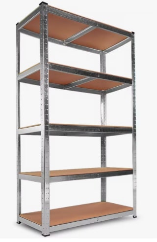 Estantería Metálica Galvanizada Nyana Home 875kg 5 Baldas por 13,96€