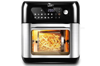 Uten Freidora de Aire sin Aceite 10L Horno de Aire Caliente 1500W 12 Programas Pantalla Táctil LED 6 Accesorios por solo 59,40€