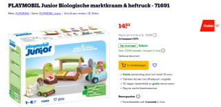 Playmobil Biologische marktkraam & heftruck voor €14,63 bij Bol