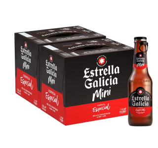 Cerveza Estrella Galicia Especial Mini Lager Premium Pack 24 Botellines x 20cl CR a solo 10,79€