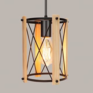 Lámpara Colgante Vintage Iluminación E27 Negro por 14,99€