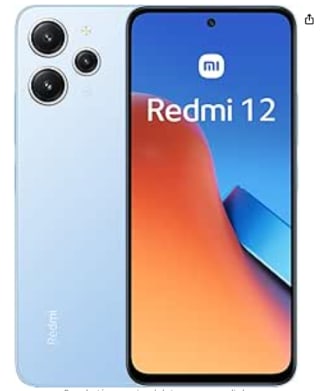 Movil Xiaomi Redmi 12 4G de 4GB+128GB por 94.98€