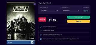 Fallout 3 PC - £1.59