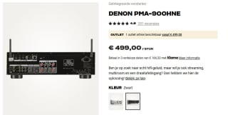 Denon - PMA-900HNE - Geintegreerde netwerkversterker met HEOS® Built-In voor €499 bij Hifi Klubben.