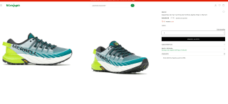 Zapatillas Merrell de trail running Hombre Agility Peak 4 por solo 75€