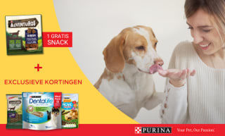 Gratis Purina staaltjes + kortingsbonnen voor je hond