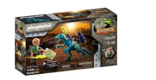Set de Playmobil Dino Rise Tío Rob. Armamento para la Batalla por 9€