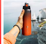 Marca FEIJIAN ,Botella Térmica Deportiva de Doble Pared, de 600ml por 13,65€