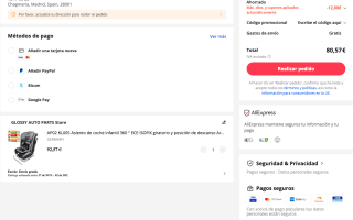 Asiento de coche infantil 360 ° ECE ISOFIX giratorio y posición de descanso Arnés de 5 puntos 9-36KG por solo 80,57€