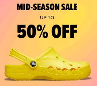 Hasta 50% descuento en tu compra de calzado marca Crocs