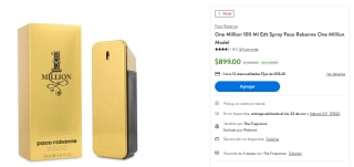 Perfume One Million 100ml por $899 | Descuento Walmart