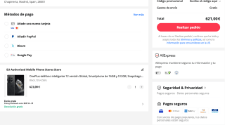 Móvil OnePlus 12 16GB 512GB por solo 621€