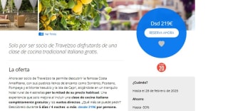 Estancia 5 días Costa Amalfitana y vuelos desde 219€