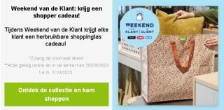 Gratis herbruikbare shopping bag bij je aankoop bij Casa