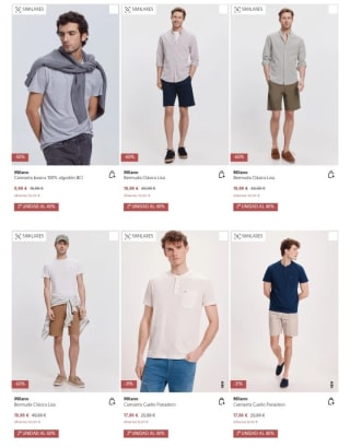 Hasta -75% + 40% Extra en la Segunda Unidad en Fifty