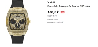 Reloj Analógico De Cuarzo. Guess Gt Phoenix por 140€