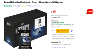 Heksehyl Salmiakdrop Zak (16x 300gr) voor €18,96 bij Bol