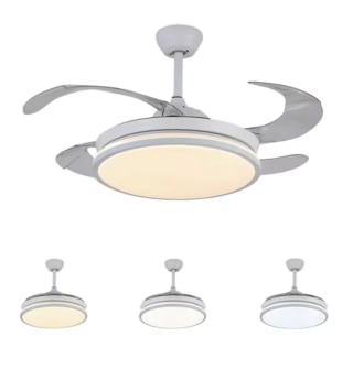 Ventilador de techo LED 36W-001 6990 D7 Mando a Distancia Motor DC Eficiente y Silencioso por 34,72€