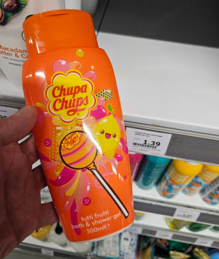 Chupa Chups showergel voor 1,39 euro