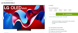 LG OLED evo C4 165 cm 4K Ultra HD OLED TV voor €1.278 bij Plasmavisie