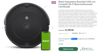 Robot Aspiradora iRobot Roomba 692 Reacondicionada $1,999