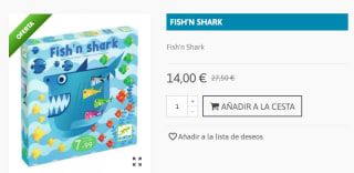 Juego de Mesa Fish'n Shark por 14€