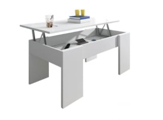 mesa escritorio elevable midelo Gala colo blanco por 44,99€